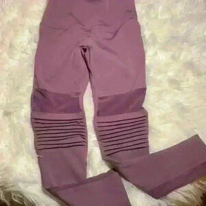 BSP Women's Pink High Waist Leggings Size M